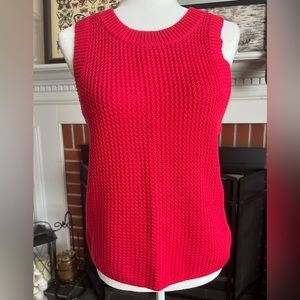 NWT Anthropologie Raspberry Sweater Tank Size Medium